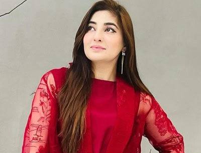 ‘Red is colour of Love’ – Gul Panra stuns in red dress after Valentine's Day