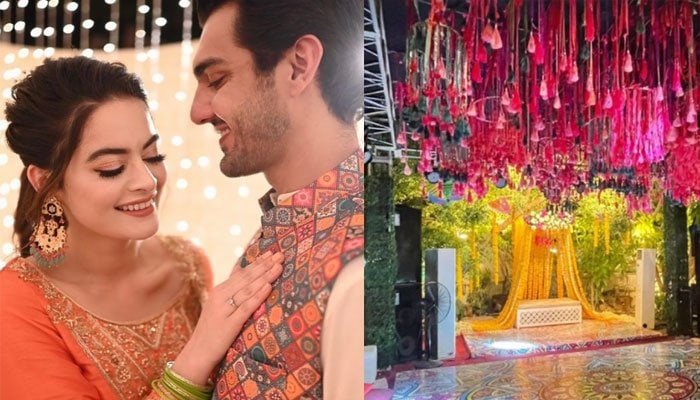Minal Khan, Ahsan Mohsin Ikram's wedding celebrations begin