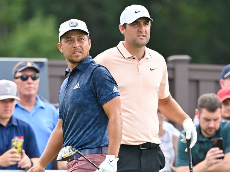 Scheffler's TOUR championship lead cut to 1 by Schauffele