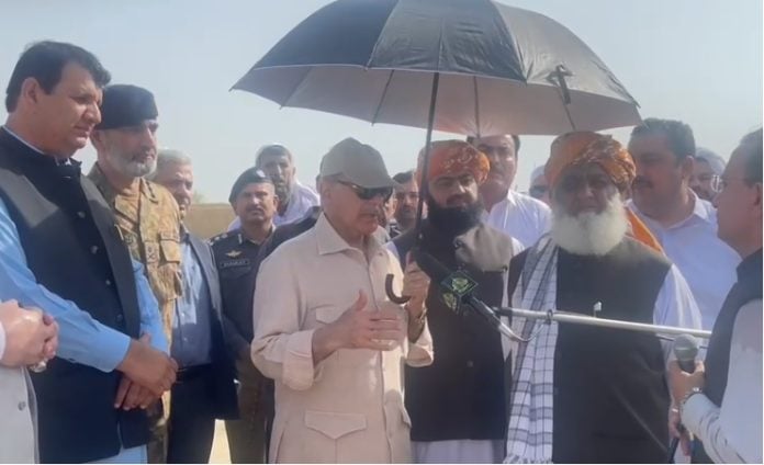 PM Shehbaz flood