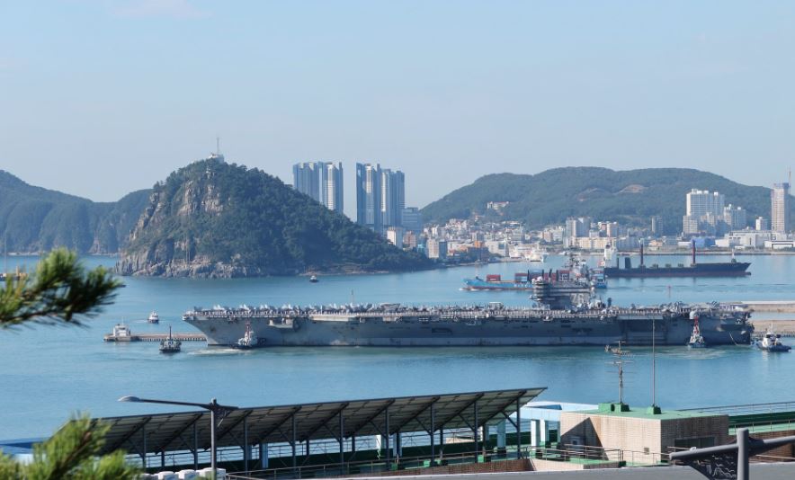 US aircraft carrier North Korea