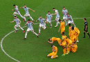 Argentina vs the Netherlands in FIFA World Cup