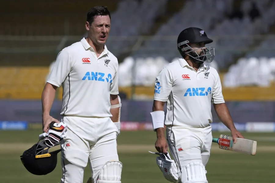 Pakistan vs New Zealand 2nd test: Late resistance carries Kiwis to 449 on day 2