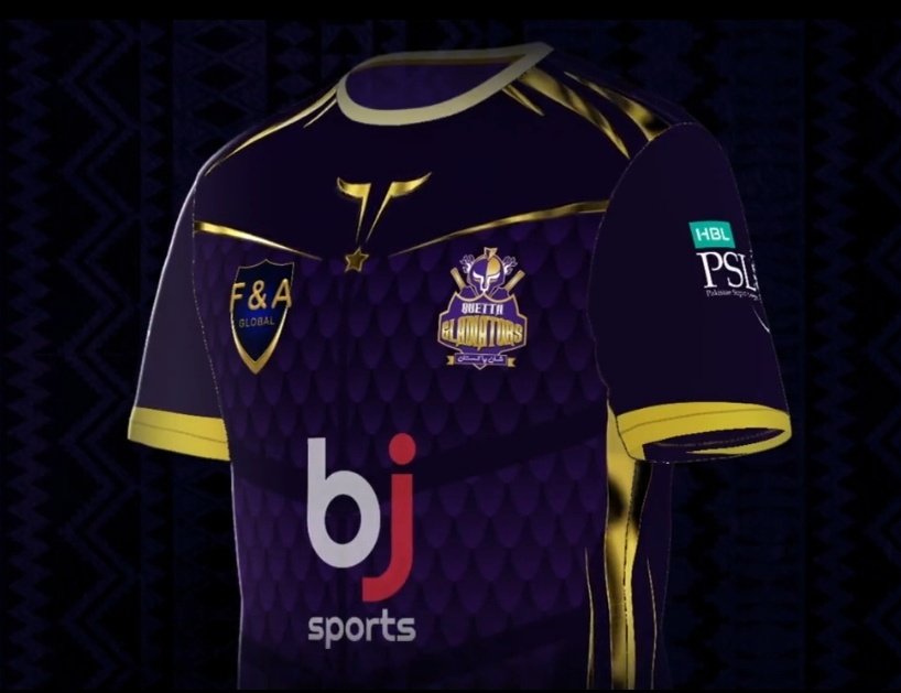Quetta Gladiators launch their kit for PSL 8