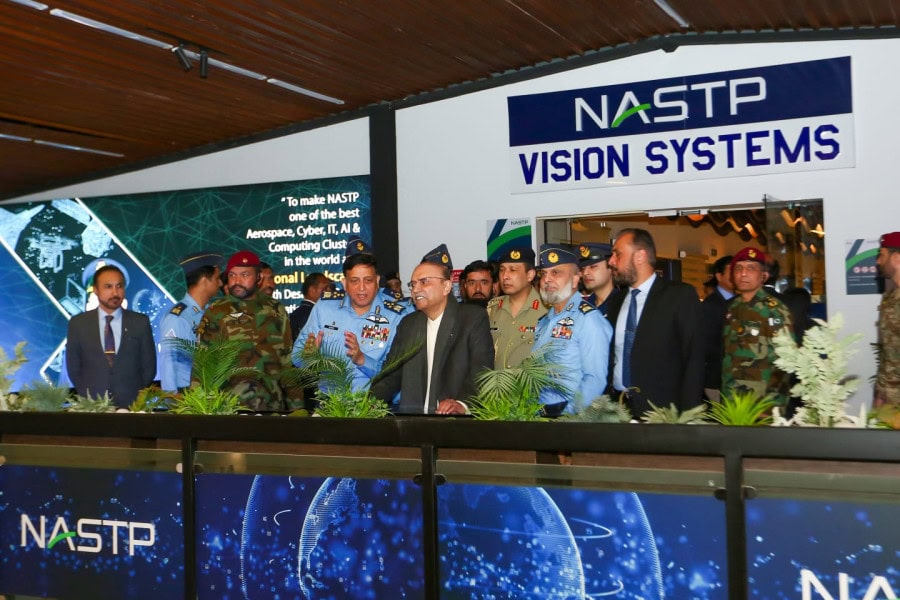 President Zardari Visits National Aerospace Science And Technology Park