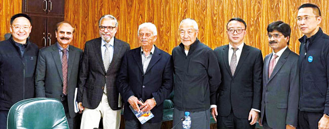 Tanveer Meets Bgi Delegation To Strengthen Collaboration In Agricultural Genomics