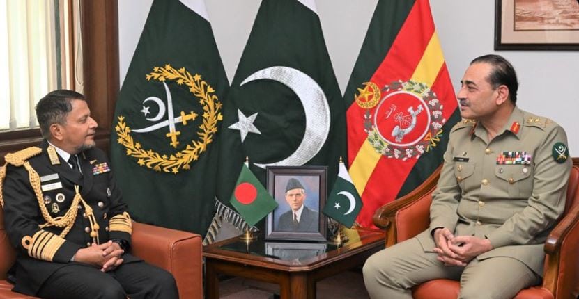 Coas Asim Munir Bangladesh Naval Chief Forge Stronger Defense Alliance In Key Meeting Ispr