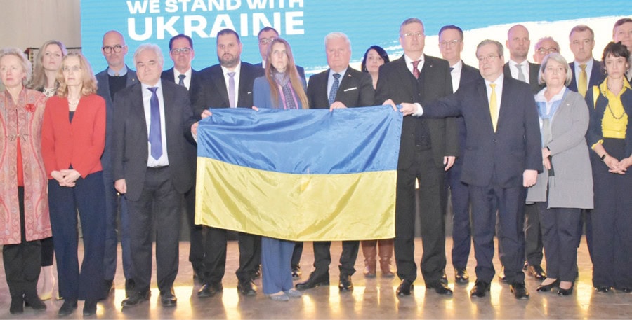 Eu Countries Ambassadors Reaffirm There Is No Solution To Russia Ukraine Conflict Without Europes Input