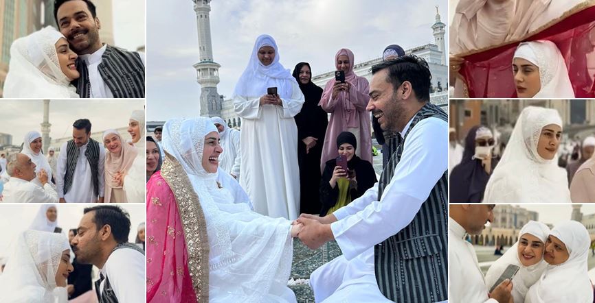 Gohar Rashid And Kubra Khans Nikah Moments From Kaaba Win Over Fans