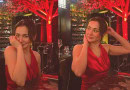 Hania Aamir Turns Heads In Red For Her Viral Birthday Celebrations See Pics