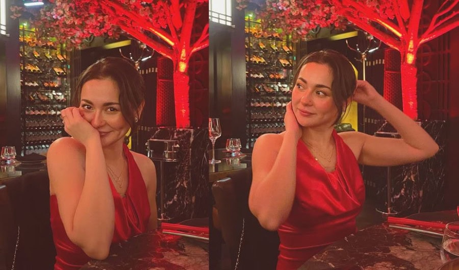Hania Aamir Turns Heads In Red For Her Viral Birthday Celebrations See Pics