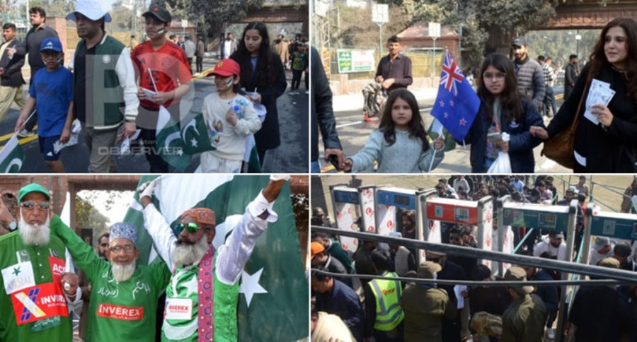 Lahoris Cheers For Cricket See England Vs Australia Champions Trophy Action In Pictures