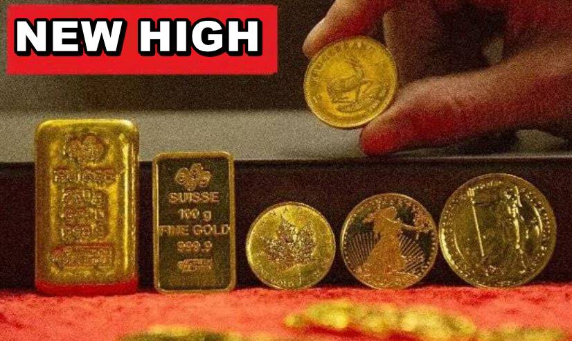 New High Gold Rates Touche New Record Price Of Rs309000 Per Tola In Pakistan