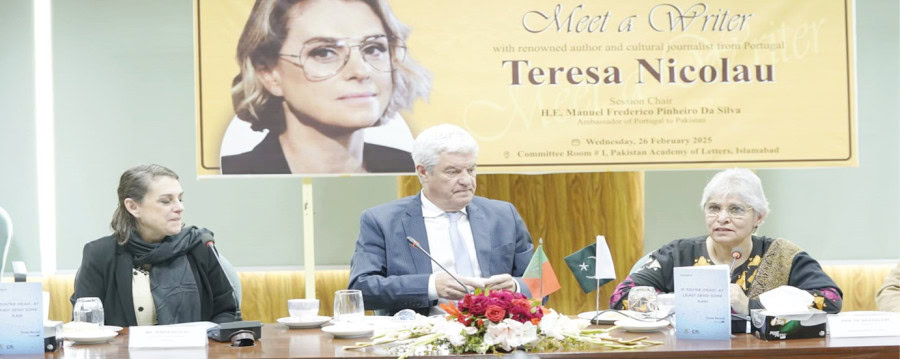 Portuguese Writer Happy To Be In Pakistan Looks Forward To Greater Interaction In Art Culture Literature Journalism