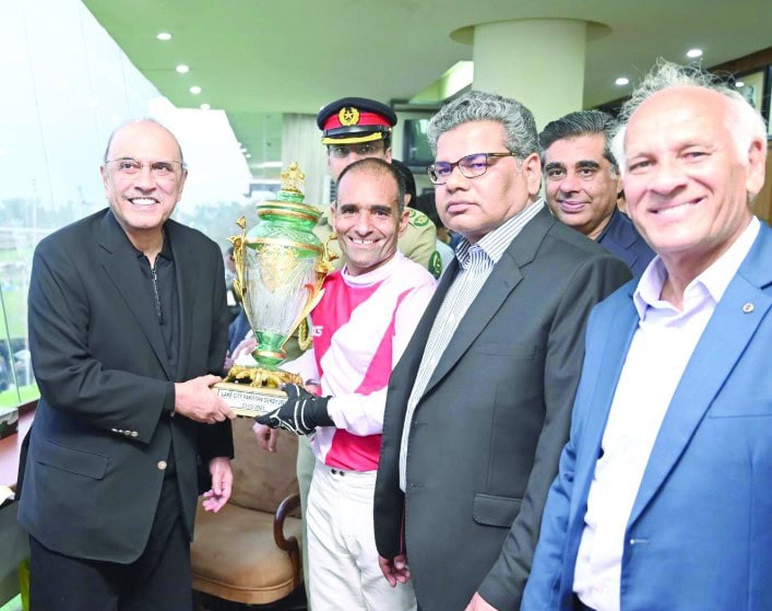 President Zardari Graces Pakistan Derby Race 2025