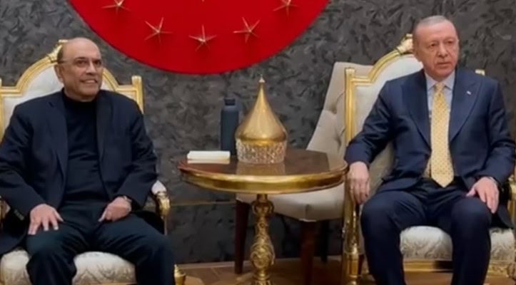 President Zardari Tayyip Erdogan Discuss Bilateral Relations