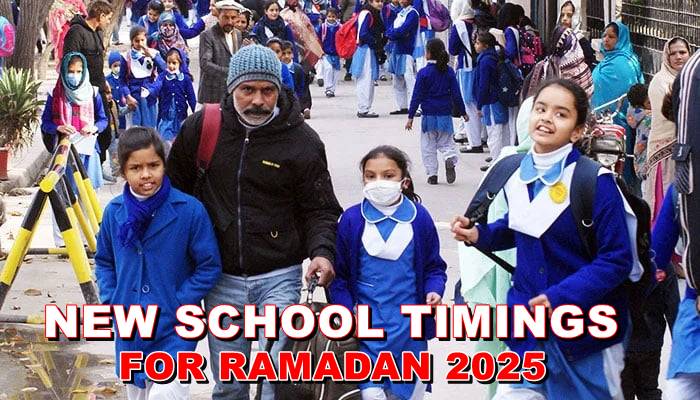 Ramazan 2025 Timings For Schools In Pakistan Full Schedule Here