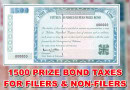 Rs1500 Prize Bond Taxes For Filers And Non Filers In Feb 2025