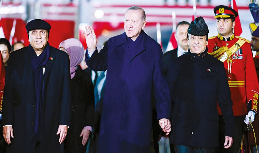 Zardari Shehbaz Receive Turkish President Turkiye Pakistan Business Forum To Mull Investment Opportunities