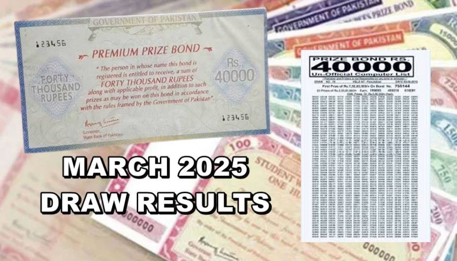 40000 Prize Bond Full Winners List 10 March 2025 Pdf Download