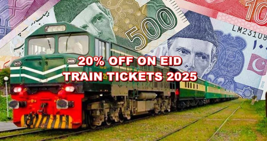 Eidul Fitr 2025 Pakistan Railways Offers 20pc Discount Check Lahore Karachi Fares