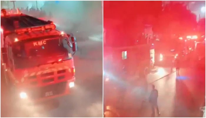 Fire At Karachi Food Delivery Companys Warehouse Doused After Five Hour Operation