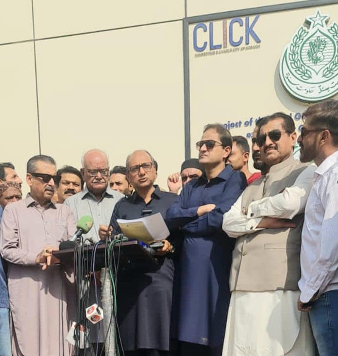 Ghani Wahab Slam Mqm Defends Karachi Projects
