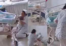 Heroic Chinese Nurse Protects Newborns Amid Strong Earthquake Video