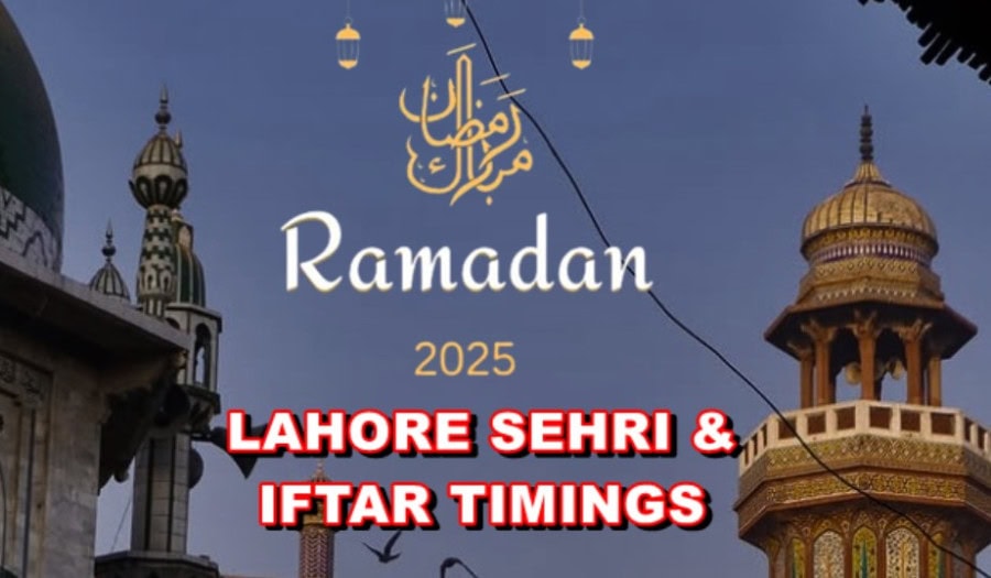 Lahore Sehri Iftar Time Today Ramadan 2025 Calendar