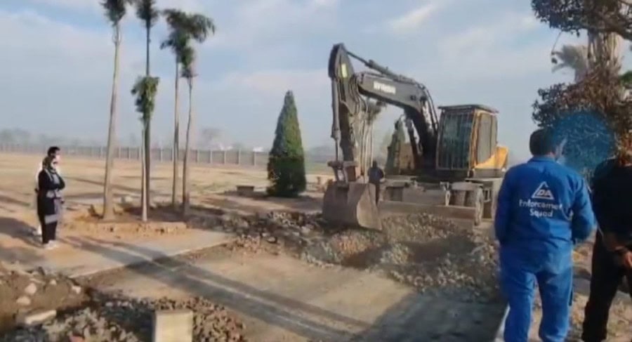 Lda Demolishes Infrastructures Of Nine Illegal Housing Schemes