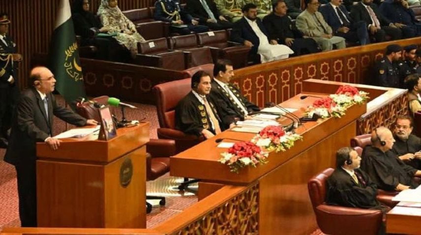 President Zardari Addresses Joint Session Today To Mark Beginning Of New Parliamentary Year
