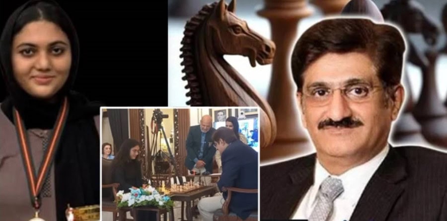 Sindh Cm Murad Ali Shah Loses To National Chess Champion Mehak Maqbool Video