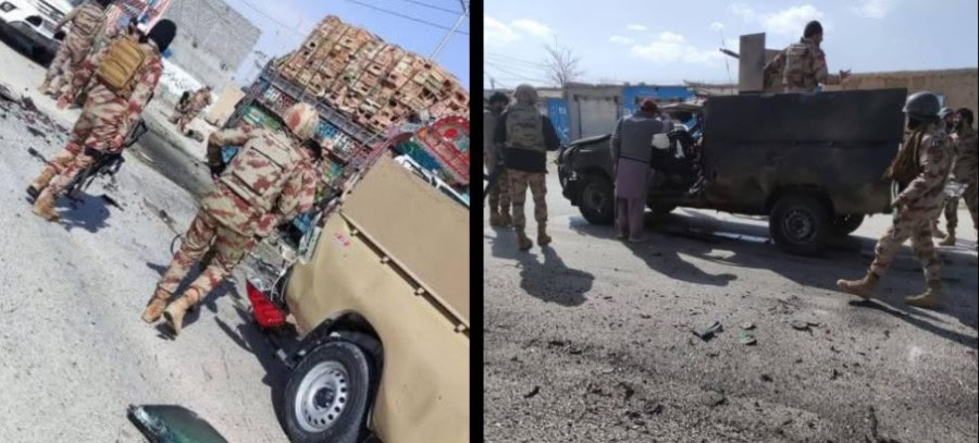 Suicide Bombing In Kalat Leaves Fc Troop Dead Four Wounded
