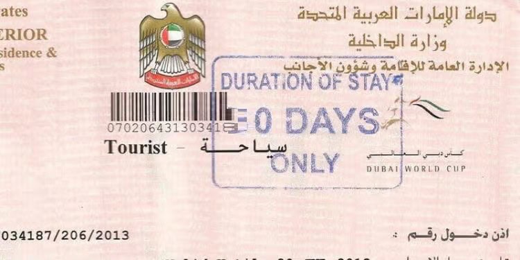 Uae 60 Day Visit Visa Fee Update For April 2025