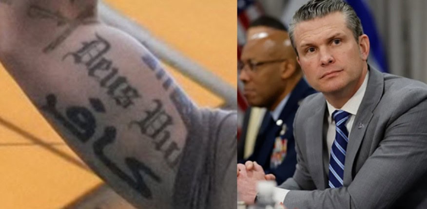 Us Defense Secretary Pete Hegseths Kafir Tattoo Sparks Debate On Islamophobia