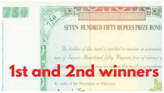 750 Prize Bond Draw April 2025 First Second Winners Announced