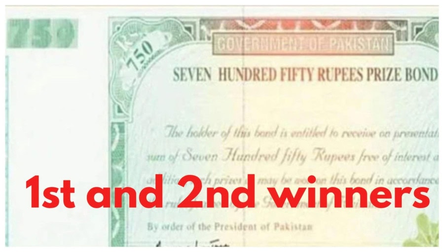 750 Prize Bond Draw April 2025 First Second Winners Announced