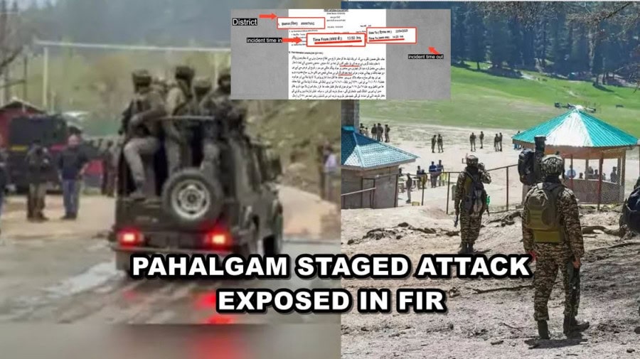 Fir In Pahalgam Attack Exposes Indian Govts False Flag Operation Against Pakistan