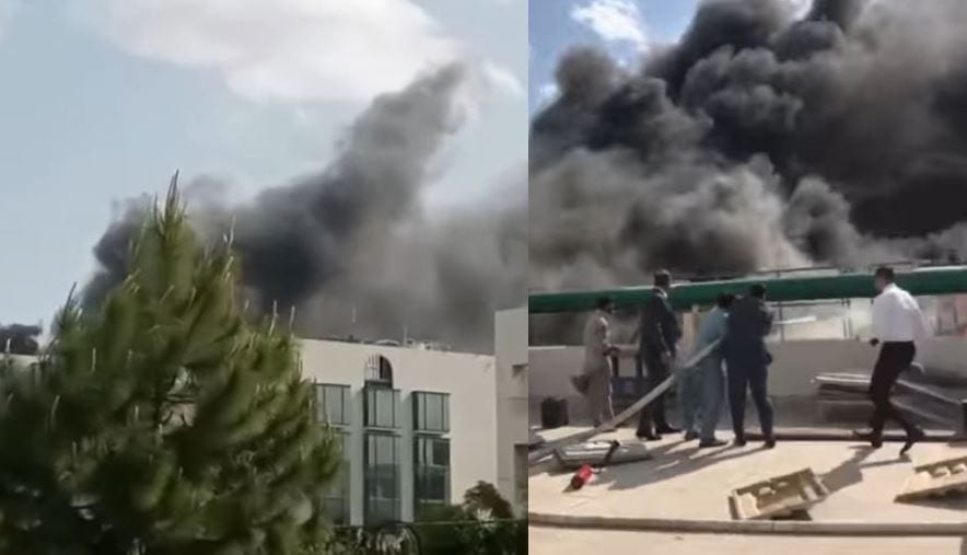 Fire Erupts At Serena Hotels 6th Floor In Islamabad