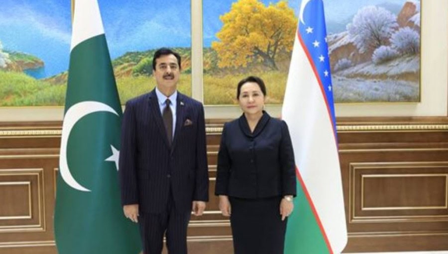 Gilani Meets Uzbek Senate Head To Explore New Avenues For Trade And Investment