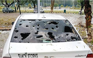 Hailstorm Turns Weather Cool Yet Cause Heavy Damage To Vehicles