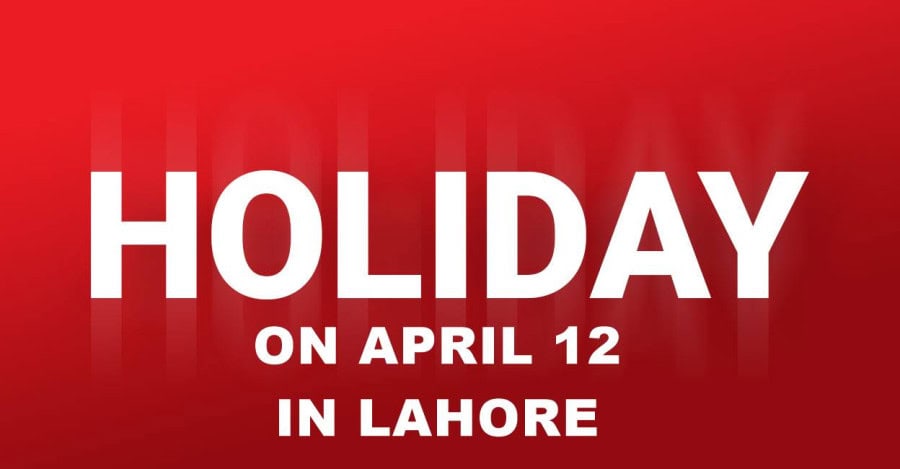 Holiday Announced In Lahore On April 12 For Mela Chiraghan