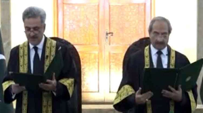 Justice Ali Baqar Najafi Takes Oath As Sc Judge