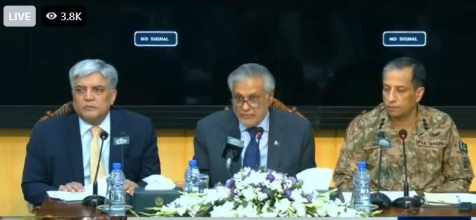 Live Dg Ispr Ishaq Dar Hold Press Briefing Amid Pak India Tensions