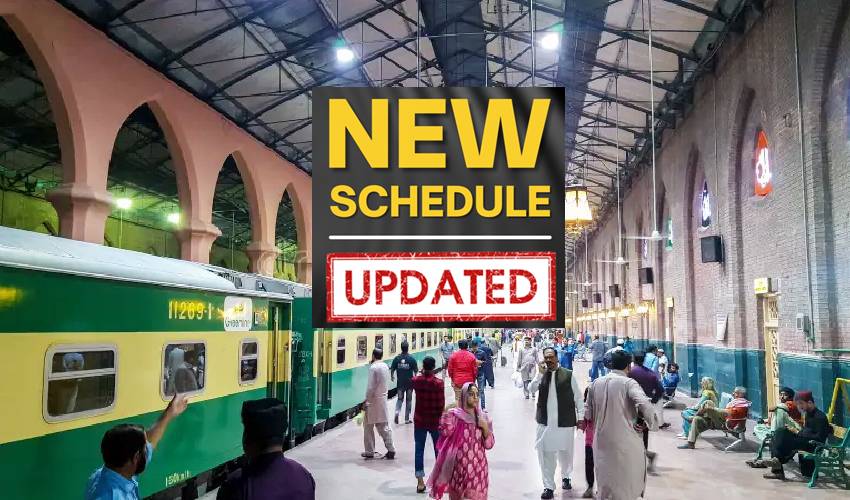 New Timings For Railway Trains From Lahore Karachi And Multan April 2025 Update