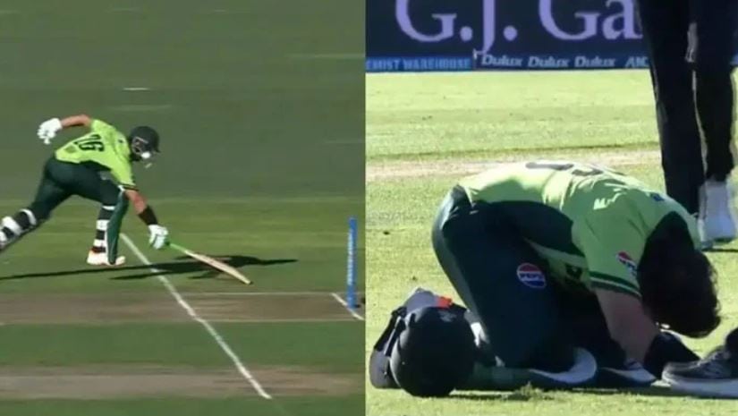 Pak Vs Nz Final Odi Imam Ul Haq Forced To Retire Hurt Leave Field As Ball Hits Him On Face