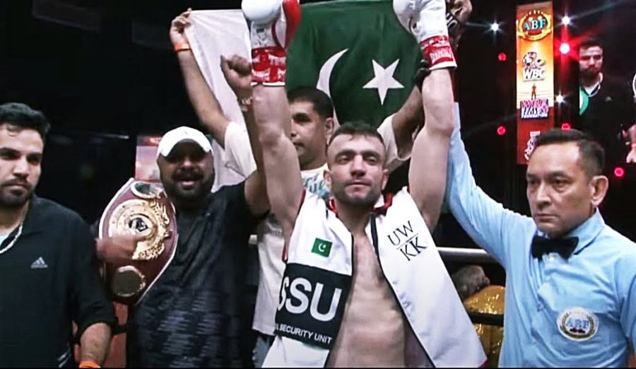 Pakistans Usman Wazir Knocks Out Indian Boxer Dorathi In Less Than 90 Seconds