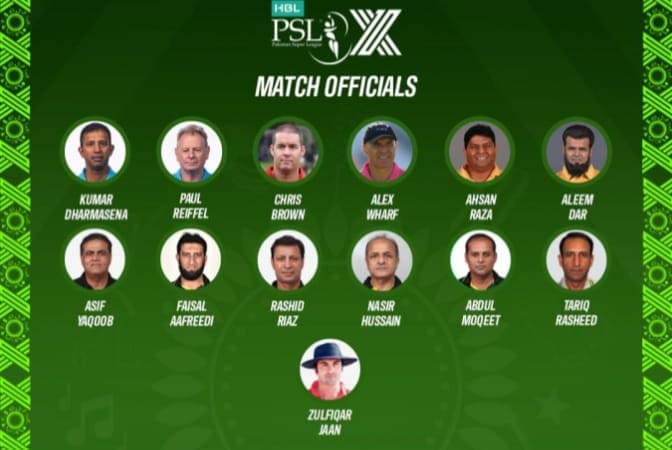 Pcb Announces Match Officials For Psl X