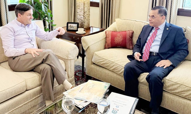 Saeed Sheikh Us Cg Scott Urbom Discuss Opportunities For Enhancing Trade
