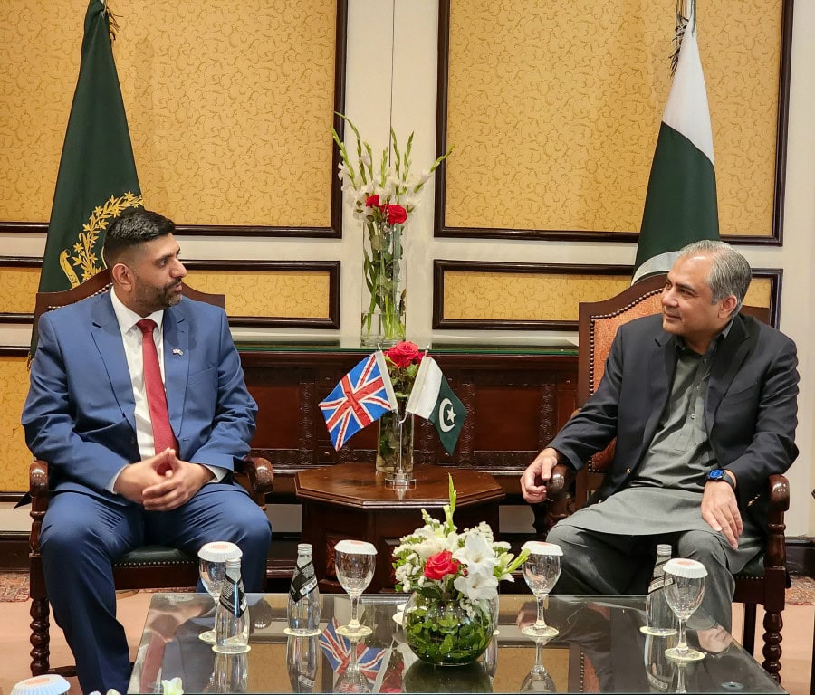 Uk Minister Lord Wajid Khan Interior Minister Naqvi Vow To Enhance Ties In Diverse Sectors